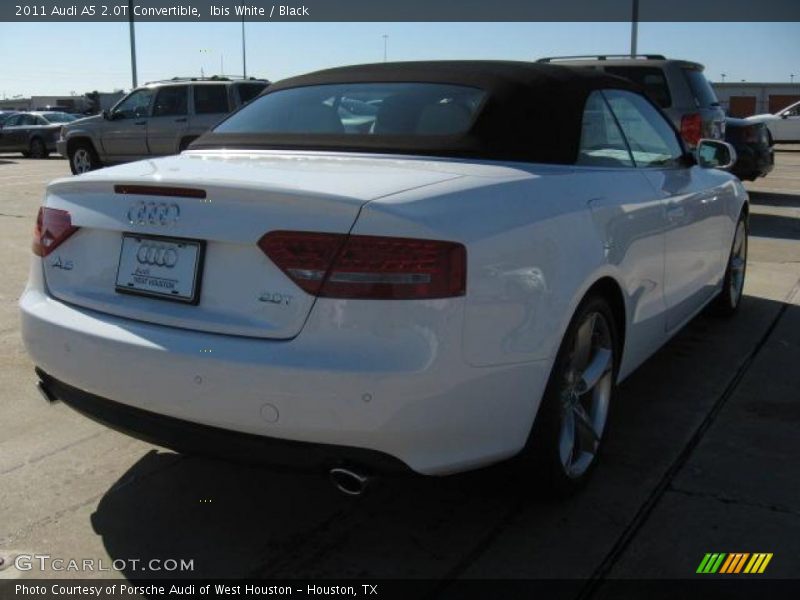Ibis White / Black 2011 Audi A5 2.0T Convertible