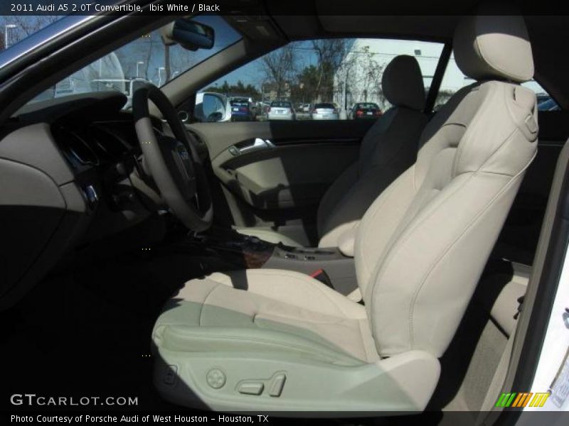 Ibis White / Black 2011 Audi A5 2.0T Convertible