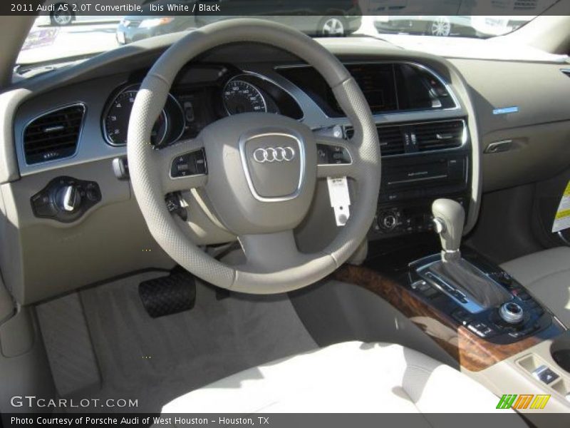 Ibis White / Black 2011 Audi A5 2.0T Convertible