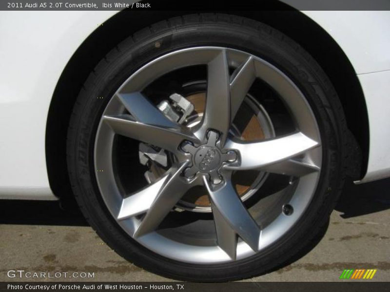 Ibis White / Black 2011 Audi A5 2.0T Convertible