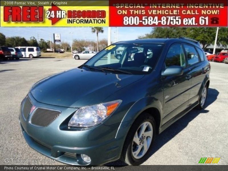Stealth / Graphite 2008 Pontiac Vibe