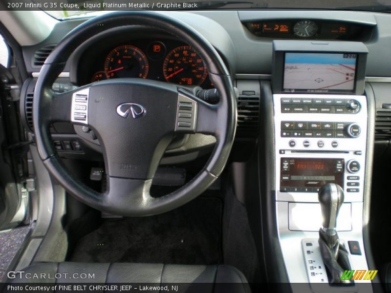 Liquid Platinum Metallic / Graphite Black 2007 Infiniti G 35 Coupe