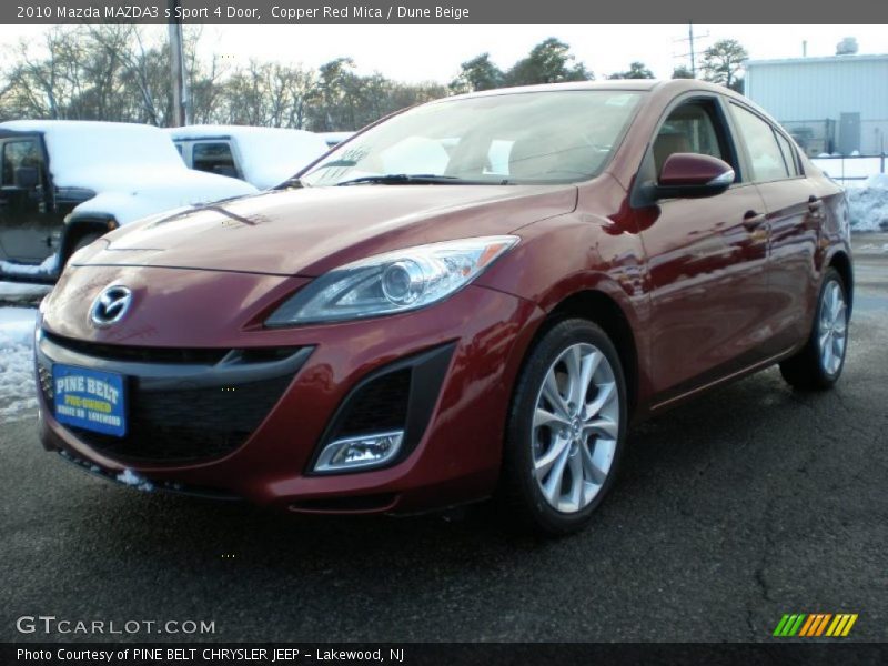 Copper Red Mica / Dune Beige 2010 Mazda MAZDA3 s Sport 4 Door