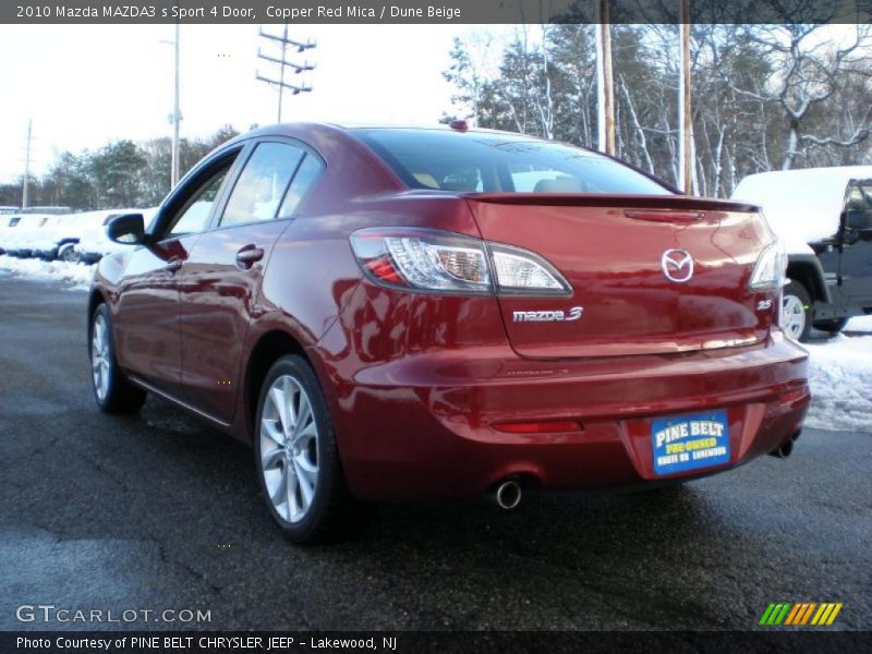 Copper Red Mica / Dune Beige 2010 Mazda MAZDA3 s Sport 4 Door