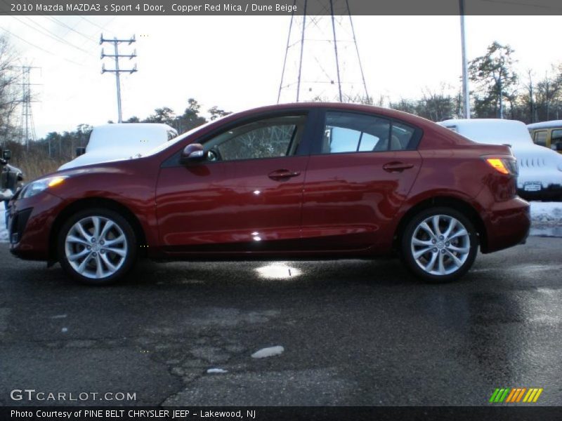 Copper Red Mica / Dune Beige 2010 Mazda MAZDA3 s Sport 4 Door