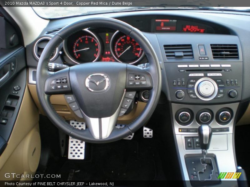 Dashboard of 2010 MAZDA3 s Sport 4 Door