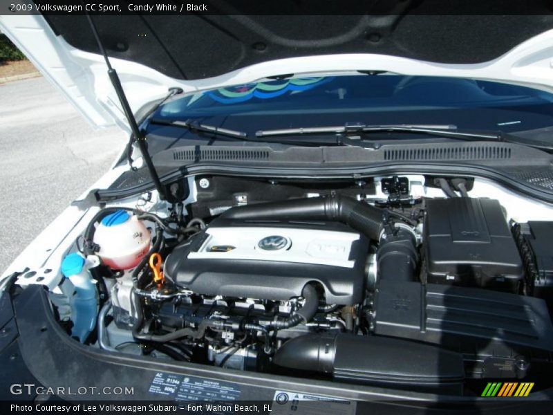 Candy White / Black 2009 Volkswagen CC Sport