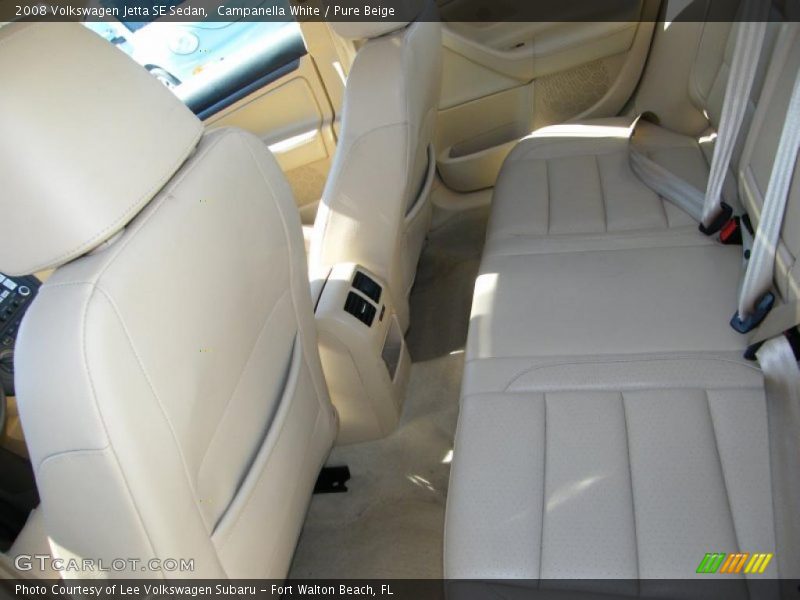 Campanella White / Pure Beige 2008 Volkswagen Jetta SE Sedan