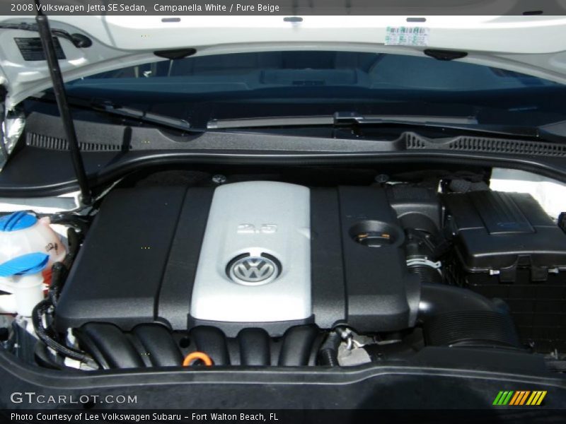 Campanella White / Pure Beige 2008 Volkswagen Jetta SE Sedan