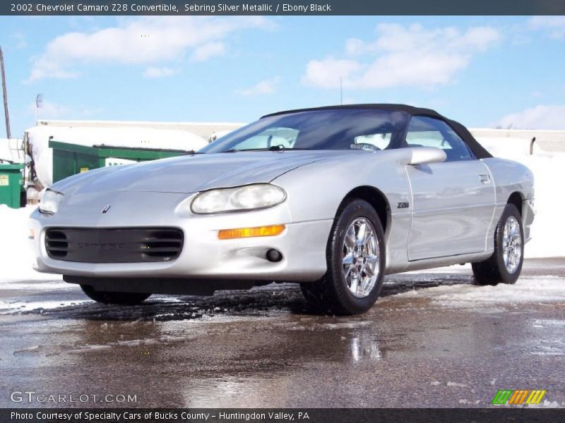 Front 3/4 View of 2002 Camaro Z28 Convertible