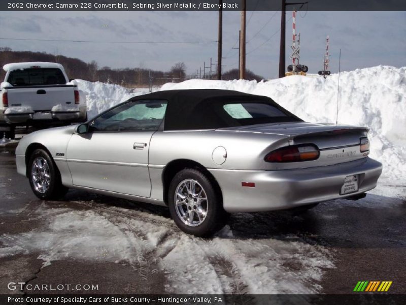  2002 Camaro Z28 Convertible Sebring Silver Metallic