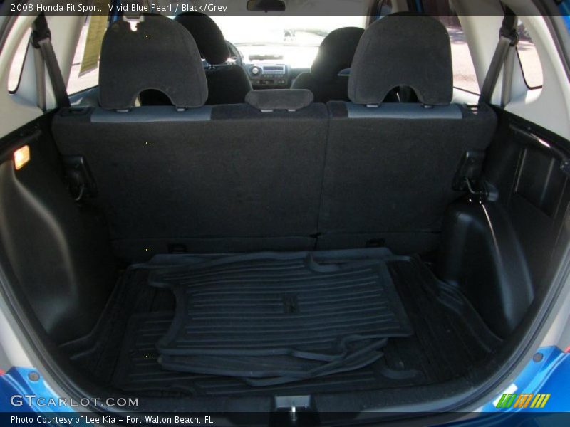 Vivid Blue Pearl / Black/Grey 2008 Honda Fit Sport
