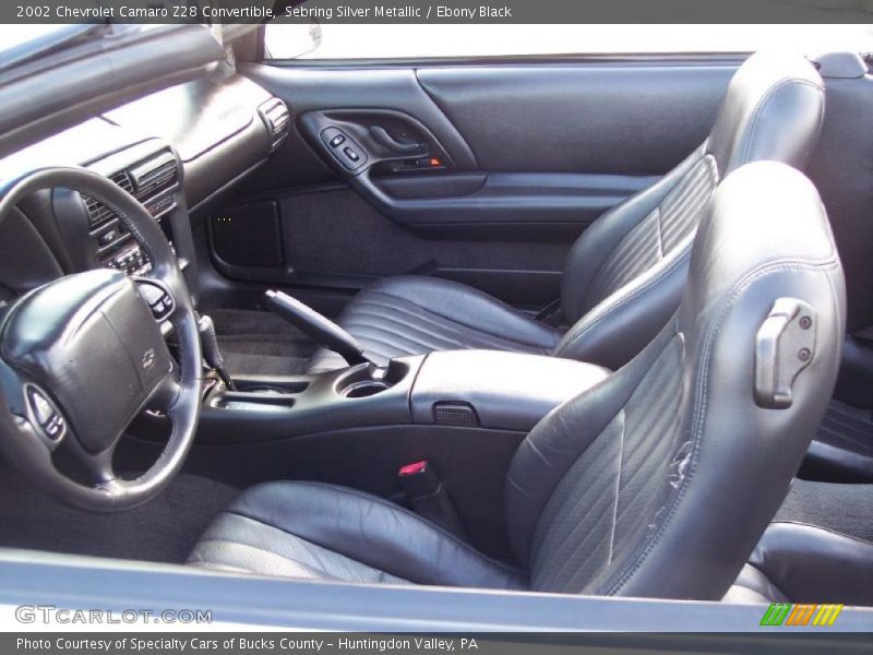  2002 Camaro Z28 Convertible Ebony Black Interior