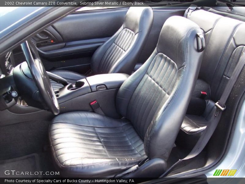  2002 Camaro Z28 Convertible Ebony Black Interior