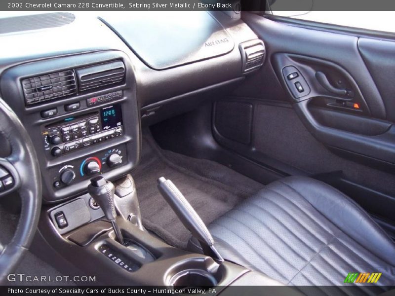 Sebring Silver Metallic / Ebony Black 2002 Chevrolet Camaro Z28 Convertible