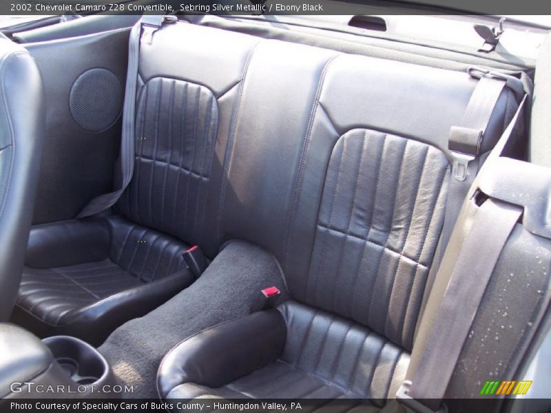  2002 Camaro Z28 Convertible Ebony Black Interior