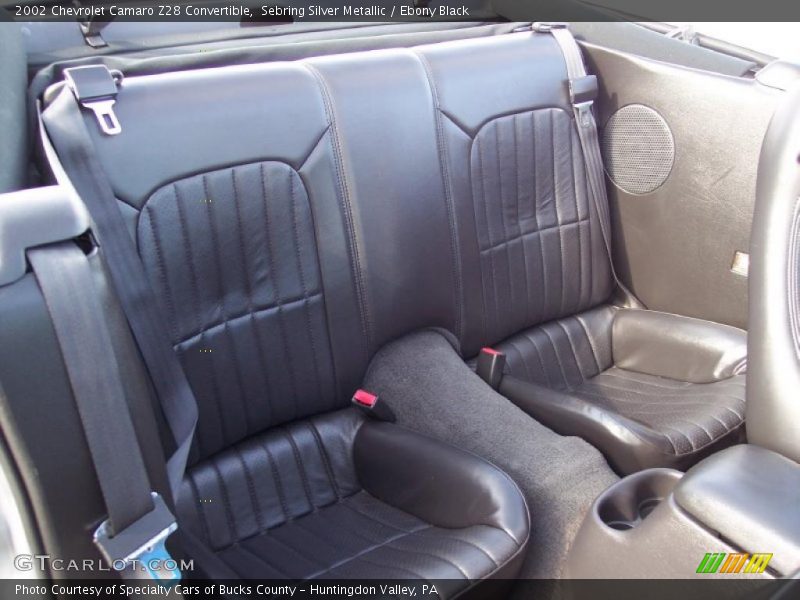  2002 Camaro Z28 Convertible Ebony Black Interior