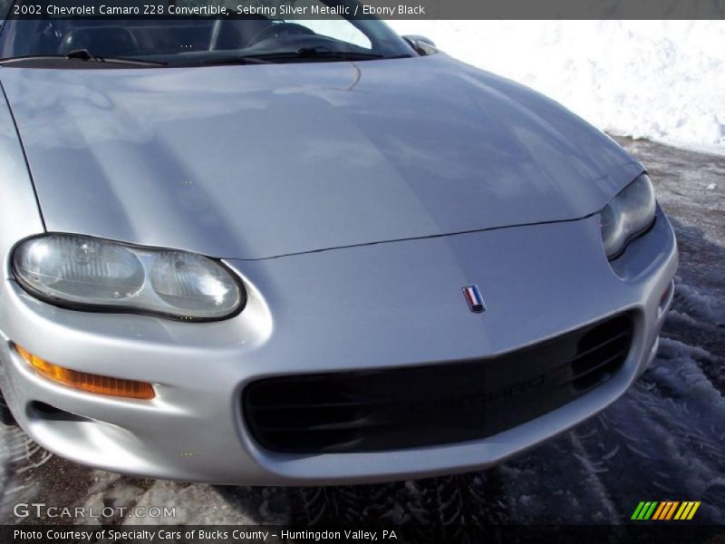 Sebring Silver Metallic / Ebony Black 2002 Chevrolet Camaro Z28 Convertible