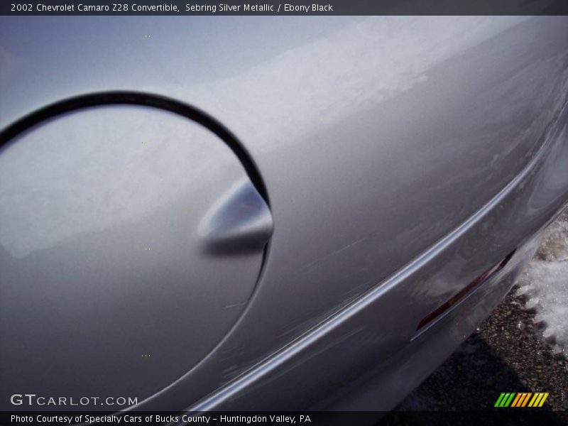 Sebring Silver Metallic / Ebony Black 2002 Chevrolet Camaro Z28 Convertible