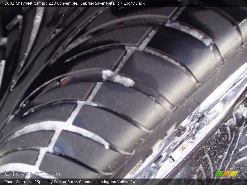Sebring Silver Metallic / Ebony Black 2002 Chevrolet Camaro Z28 Convertible