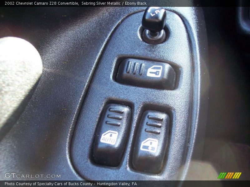 Controls of 2002 Camaro Z28 Convertible
