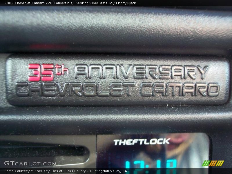  2002 Camaro Z28 Convertible Logo
