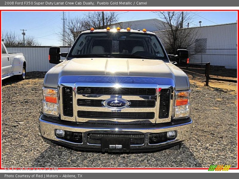 Pueblo Gold Metallic / Camel 2008 Ford F350 Super Duty Lariat Crew Cab Dually
