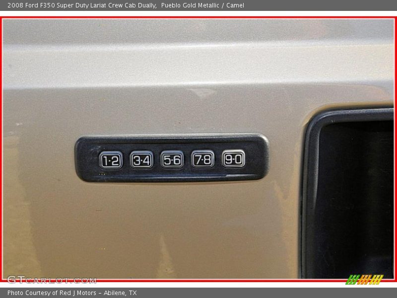Pueblo Gold Metallic / Camel 2008 Ford F350 Super Duty Lariat Crew Cab Dually