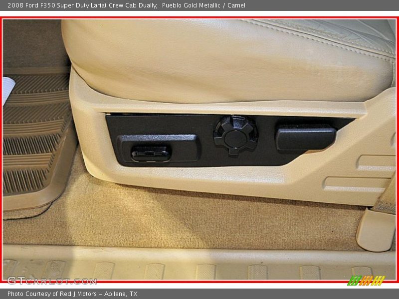 Pueblo Gold Metallic / Camel 2008 Ford F350 Super Duty Lariat Crew Cab Dually