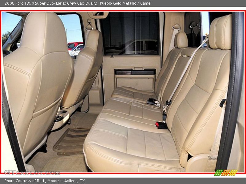 Pueblo Gold Metallic / Camel 2008 Ford F350 Super Duty Lariat Crew Cab Dually