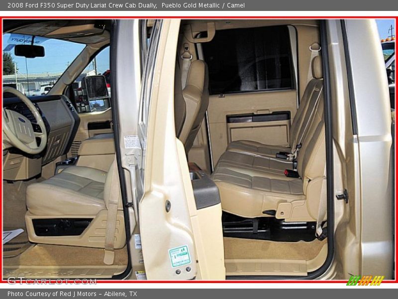 Pueblo Gold Metallic / Camel 2008 Ford F350 Super Duty Lariat Crew Cab Dually
