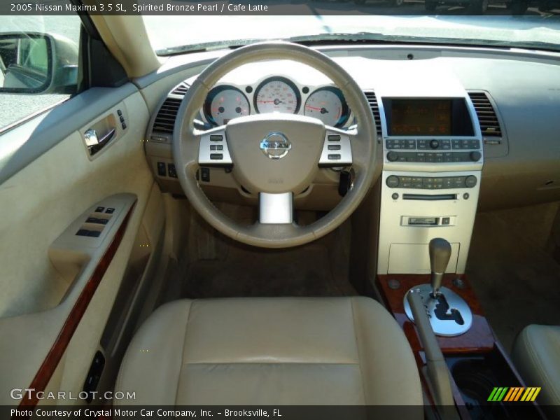 Spirited Bronze Pearl / Cafe Latte 2005 Nissan Maxima 3.5 SL