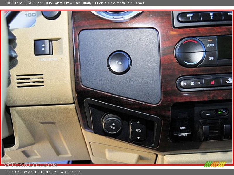 Pueblo Gold Metallic / Camel 2008 Ford F350 Super Duty Lariat Crew Cab Dually