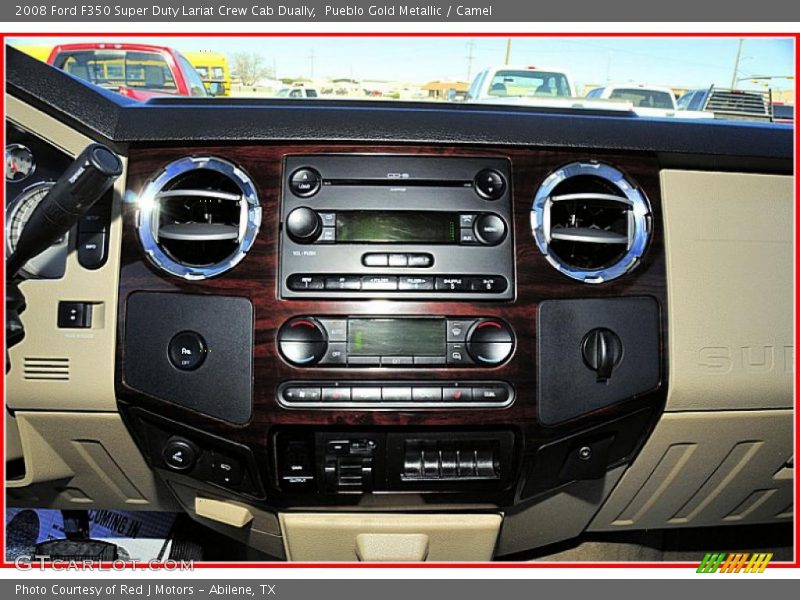 Pueblo Gold Metallic / Camel 2008 Ford F350 Super Duty Lariat Crew Cab Dually