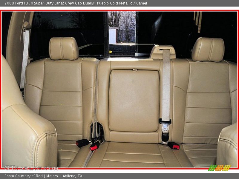 Pueblo Gold Metallic / Camel 2008 Ford F350 Super Duty Lariat Crew Cab Dually
