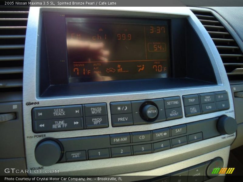 Spirited Bronze Pearl / Cafe Latte 2005 Nissan Maxima 3.5 SL
