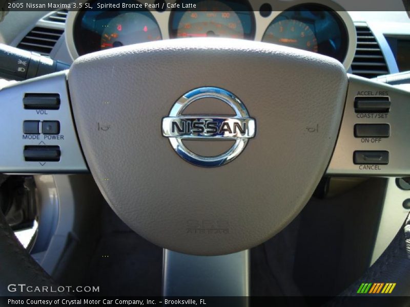 Spirited Bronze Pearl / Cafe Latte 2005 Nissan Maxima 3.5 SL