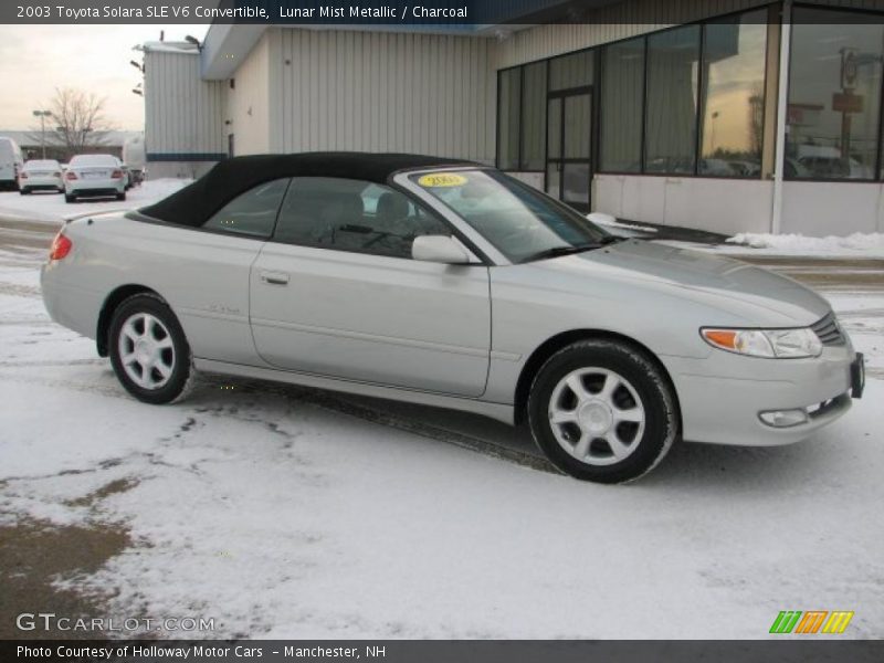 Lunar Mist Metallic / Charcoal 2003 Toyota Solara SLE V6 Convertible