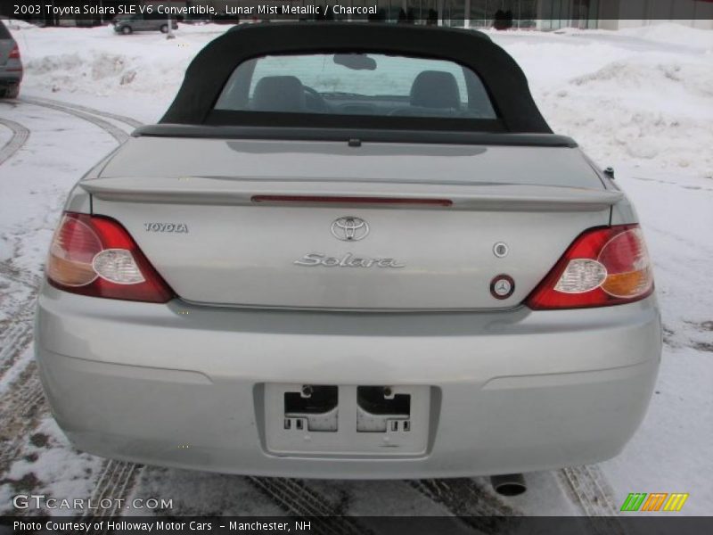 Lunar Mist Metallic / Charcoal 2003 Toyota Solara SLE V6 Convertible