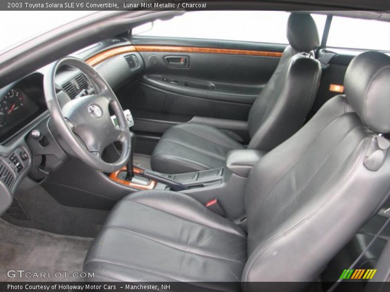  2003 Solara SLE V6 Convertible Charcoal Interior