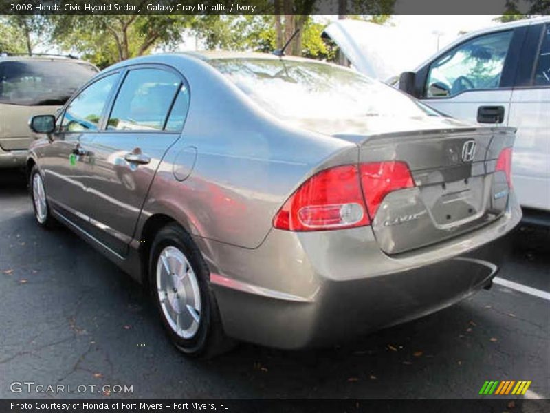 Galaxy Gray Metallic / Ivory 2008 Honda Civic Hybrid Sedan