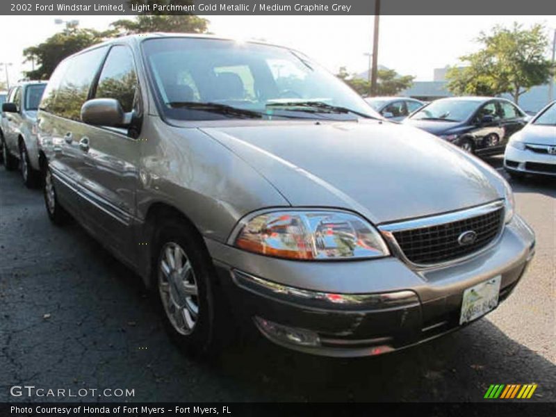 Light Parchment Gold Metallic / Medium Graphite Grey 2002 Ford Windstar Limited