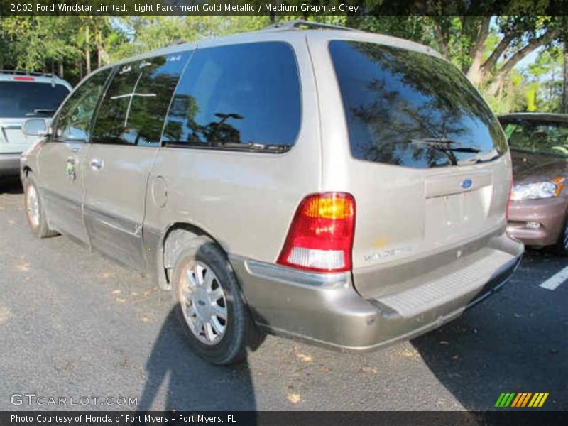 Light Parchment Gold Metallic / Medium Graphite Grey 2002 Ford Windstar Limited