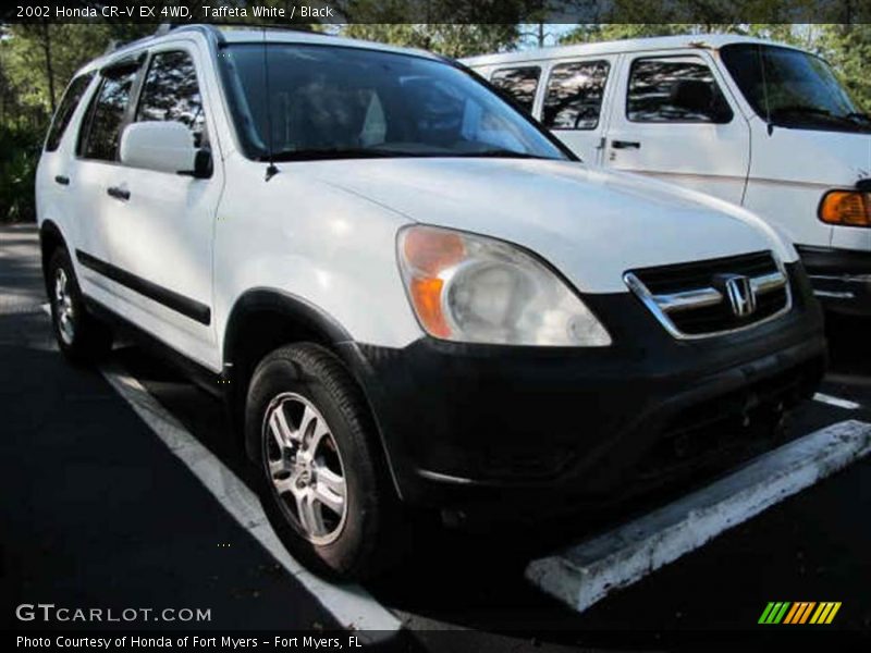 Taffeta White / Black 2002 Honda CR-V EX 4WD