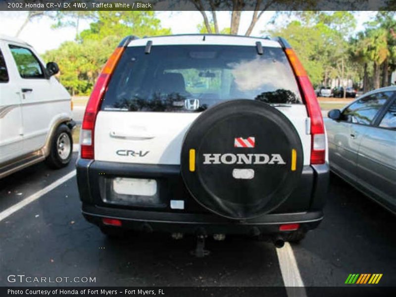 Taffeta White / Black 2002 Honda CR-V EX 4WD