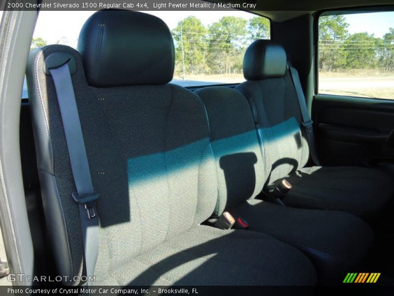 Light Pewter Metallic / Medium Gray 2000 Chevrolet Silverado 1500 Regular Cab 4x4