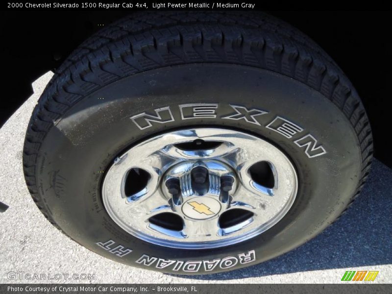 Light Pewter Metallic / Medium Gray 2000 Chevrolet Silverado 1500 Regular Cab 4x4