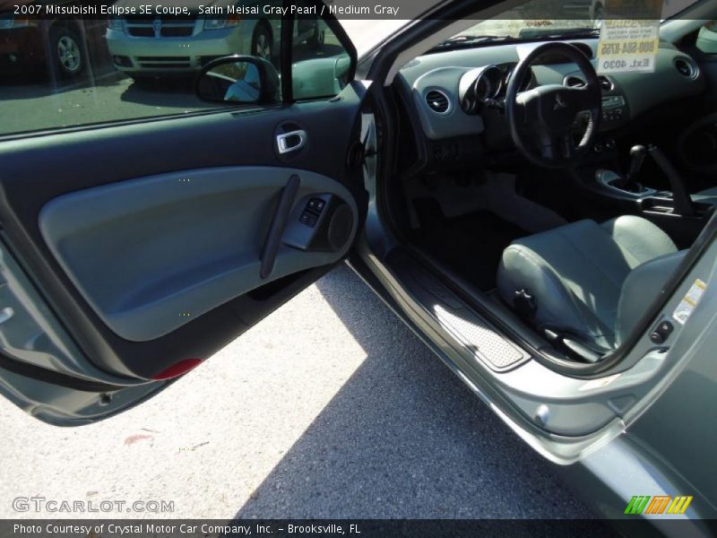 Satin Meisai Gray Pearl / Medium Gray 2007 Mitsubishi Eclipse SE Coupe
