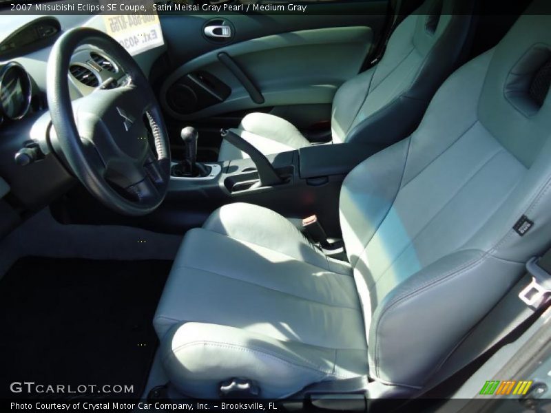 Satin Meisai Gray Pearl / Medium Gray 2007 Mitsubishi Eclipse SE Coupe