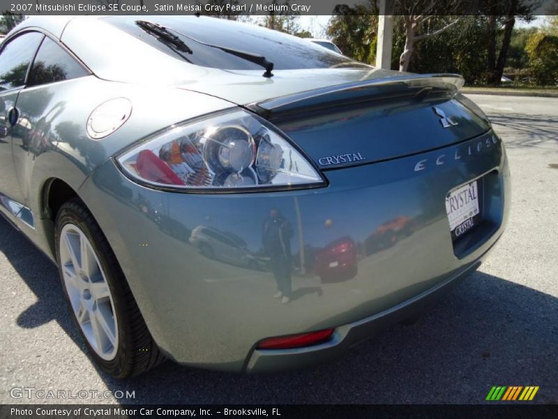 Satin Meisai Gray Pearl / Medium Gray 2007 Mitsubishi Eclipse SE Coupe